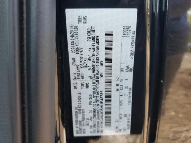2017 FORD ESCAPE TIT - 1FMCU0JD5HUE45756