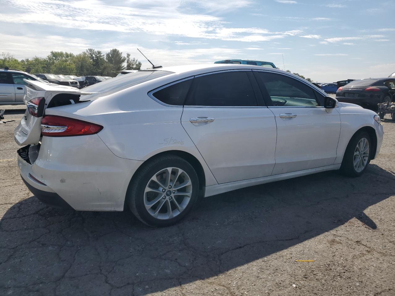 Lot #2994093267 2019 FORD FUSION TIT