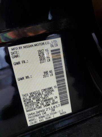 2016 NISSAN ALTIMA 2.5 - 1N4AL3APXGC251857
