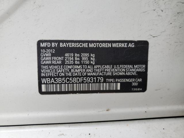 VIN WBA3B5C58DF593179 2013 BMW 3 Series, 328 Xi Sulev no.12