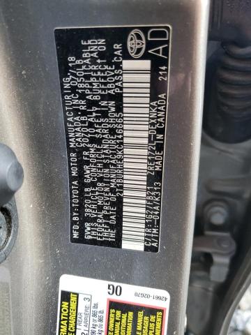 2019 TOYOTA COROLLA L - 2T1BURHE9KC146665