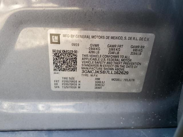 2020 CHEVROLET TRAX LS - 3GNCJKSB7LL162629