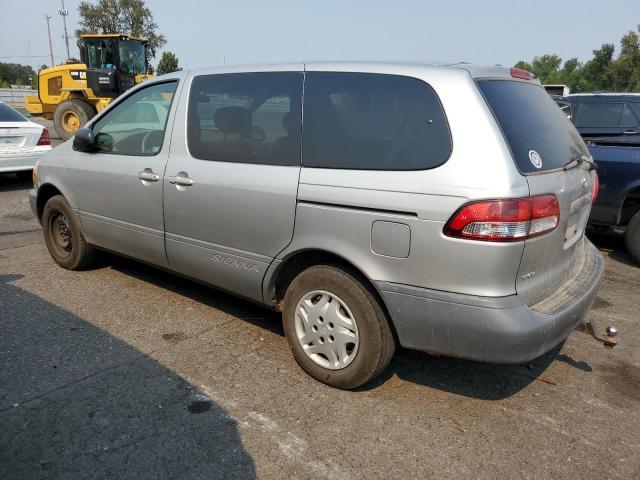 TOYOTA SIENNA CE 2001 silver  gas 4T3ZF19C11U412899 photo #3