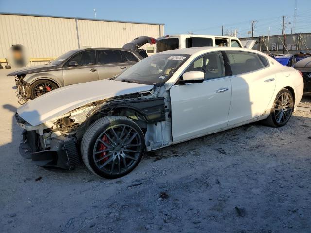 MASERATI QUATTROPOR 2014 white  gas ZAM56PPA6E1079392 photo #1