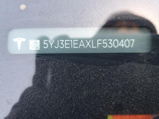 2020 TESLA MODEL 3 - 5YJ3E1EAXLF530407
