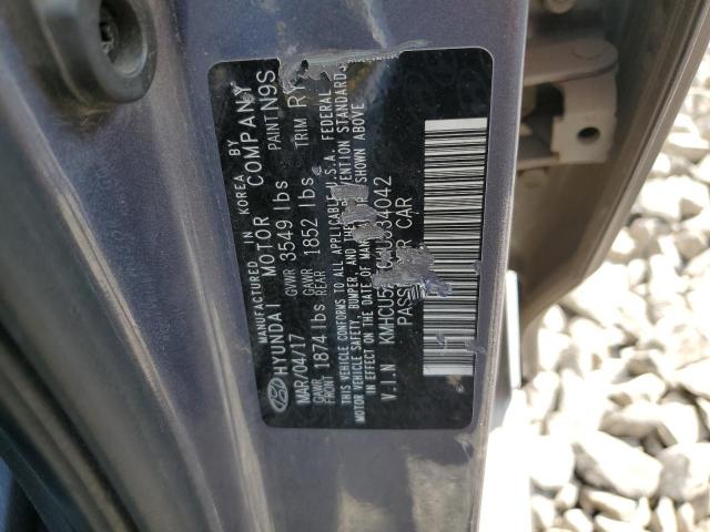 2017 HYUNDAI ACCENT SPO - KMHCU5AE6HU334042