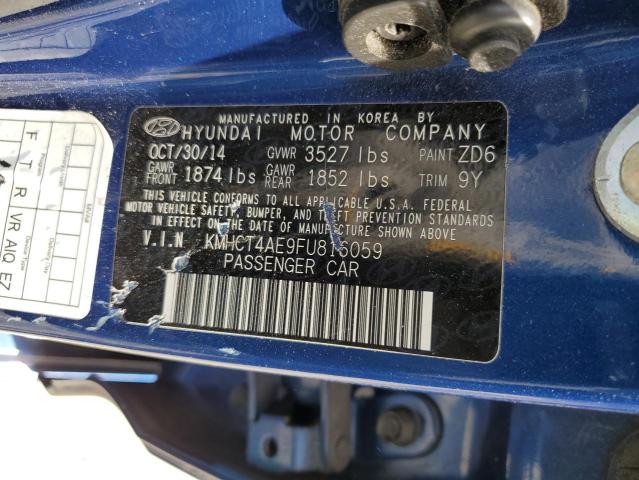 2015 HYUNDAI ACCENT GLS - KMHCT4AE9FU816059