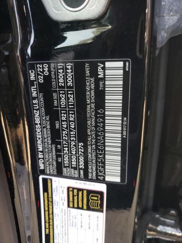 2022 MERCEDES-BENZ GLS 450 4M - 4JGFF5KE6NA694916