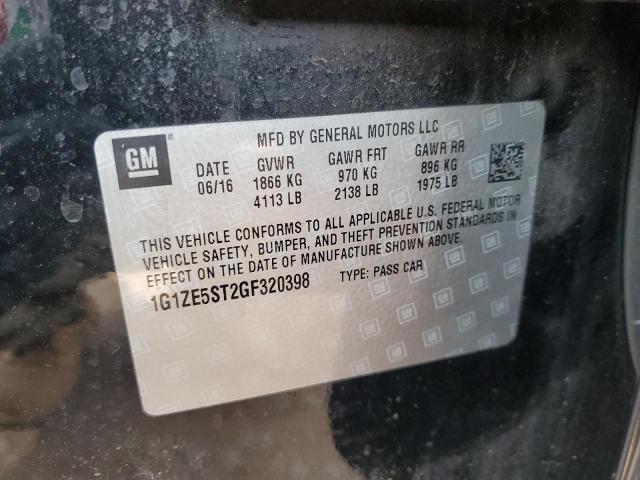 2016 CHEVROLET MALIBU LT - 1G1ZE5ST2GF320398