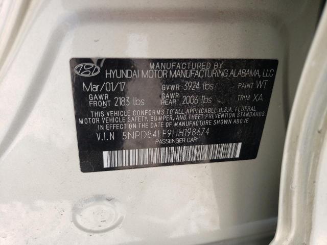 2017 HYUNDAI ELANTRA SE - 5NPD84LF9HH198674