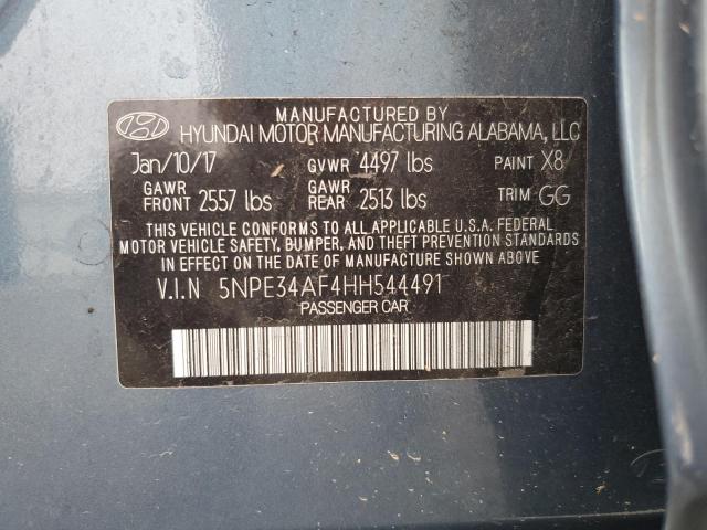 2017 HYUNDAI SONATA SPO - 5NPE34AF4HH544491