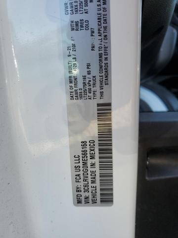 VIN 3C6LRVDG0ME566168 2021 RAM Promaster, 2500 High no.13