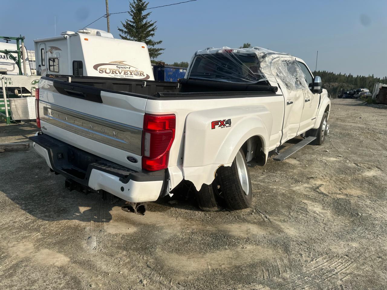 FORD F450 SUPER 2022 white  diesel 1FT8W4DT4NEG07557 photo #3