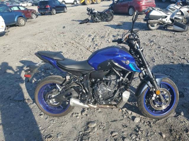 YAMAHA MT07 2024 blue  gas JYARM32E8RA010266 photo #1