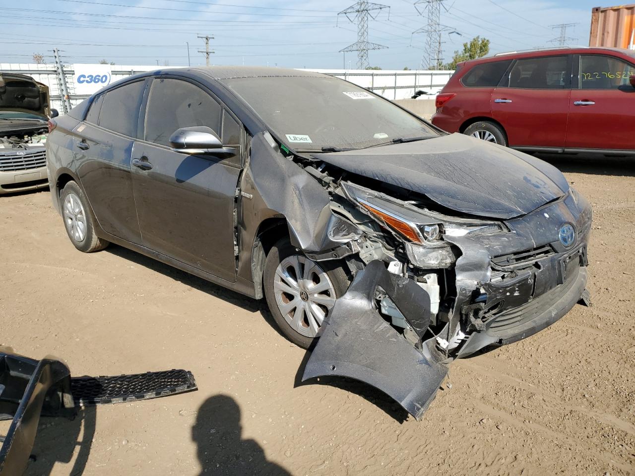 Lot #2923877858 2020 TOYOTA PRIUS L