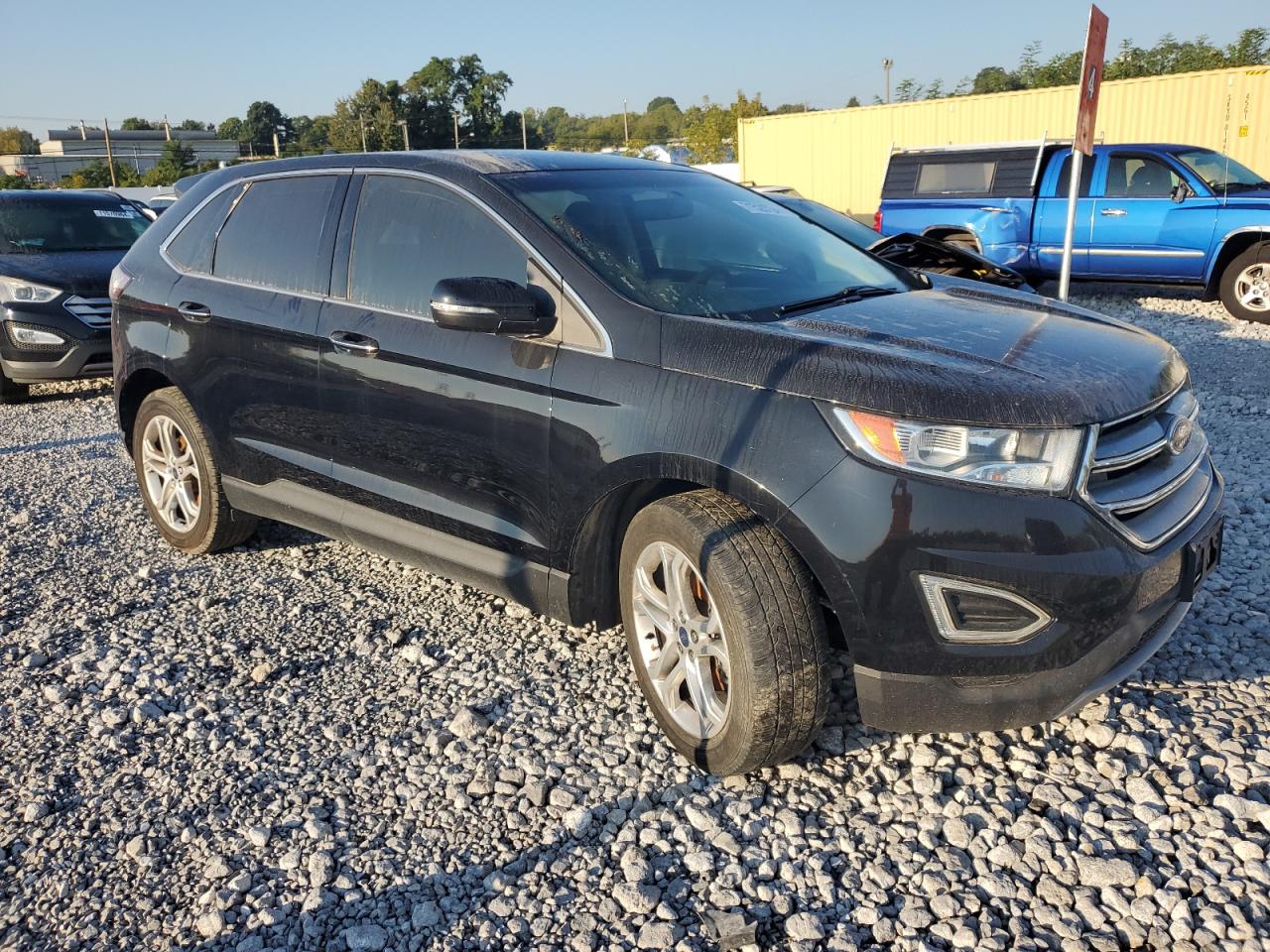 Lot #2911958518 2017 FORD EDGE TITAN