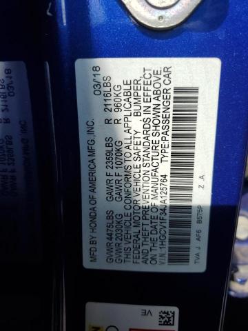 2018 HONDA ACCORD SPO - 1HGCV1F34JA125764