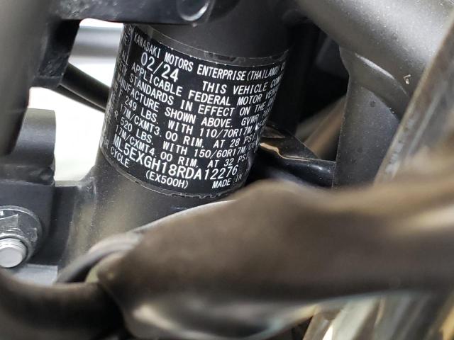 2024 KAWASAKI EX500 H - ML5EXGH18RDA12276