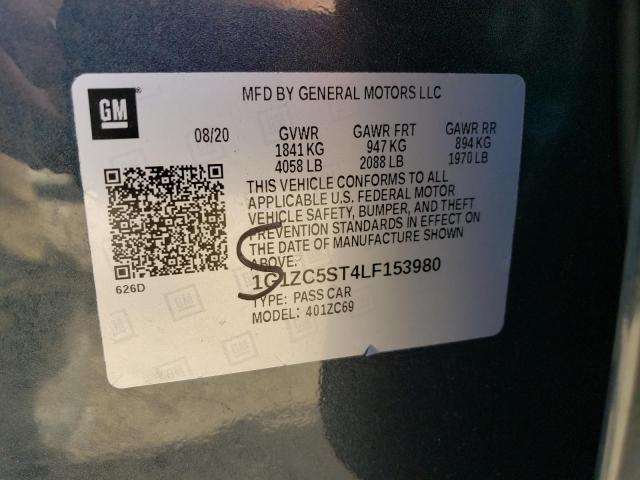 2020 CHEVROLET MALIBU LS - 1G1ZC5ST4LF153980