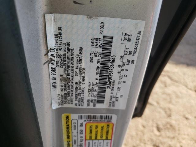 VIN 3FA6P0K95ER364686 2014 Ford Fusion, Titanium no.12