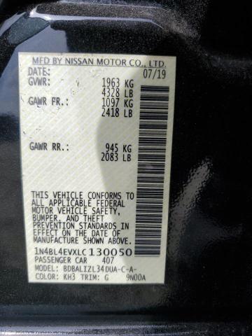 2020 NISSAN ALTIMA SL - 1N4BL4EVXLC130050