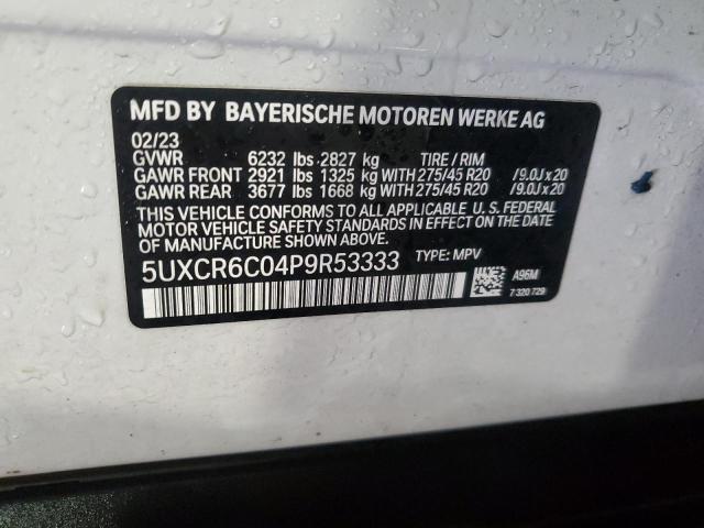 VIN 5UXCR6C04P9R53333 2023 BMW X5, Xdrive40I no.13