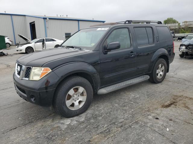 NISSAN PATHFINDER 2006 black  gas 5N1AR18U66C683347 photo #1