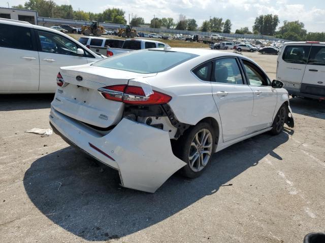 FORD FUSION SEL 2020 white  gas 3FA6P0CD2LR206550 photo #4