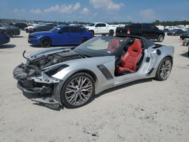 CHEVROLET CORVETTE Z 2017 silver  gas 1G1YU2D64H5600142 photo #1