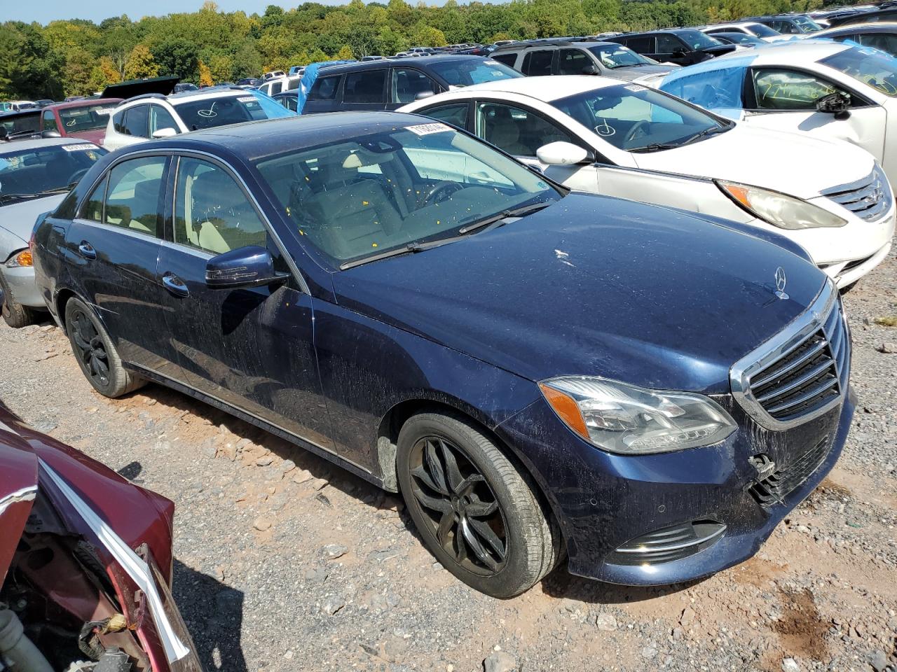 Lot #2843181134 2014 MERCEDES-BENZ E 250 BLUE