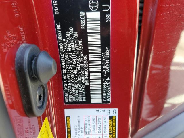 VIN NMTKHMBXXKR086788 2019 Toyota C-HR, Xle no.13