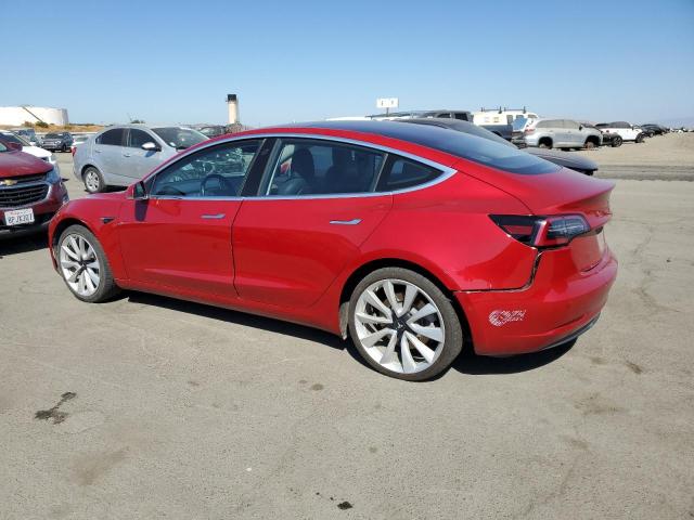 TESLA MODEL 3 2018 red  electric 5YJ3E1EA1JF022159 photo #3