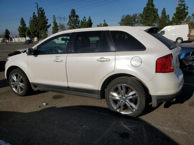 FORD EDGE SEL 2012 white  gas 2FMDK3J96CBA49986 photo #3