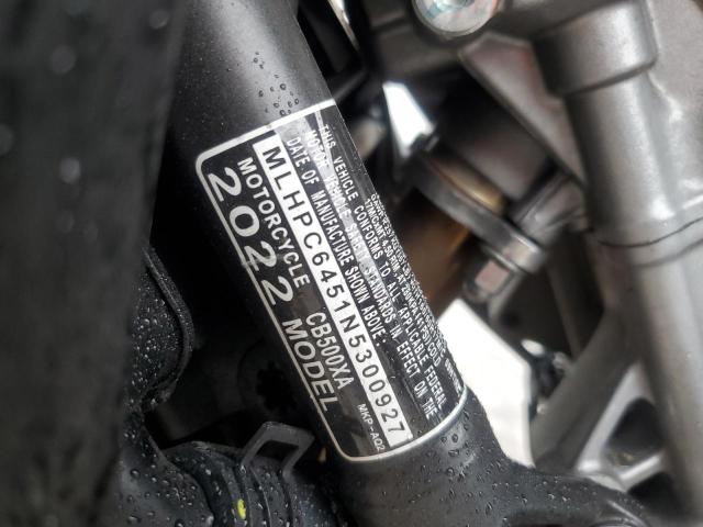 2022 HONDA CB500 XA MLHPC6451N5300927