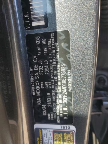 2024 KIA FORTE LX - 3KPF24AD1RE778826