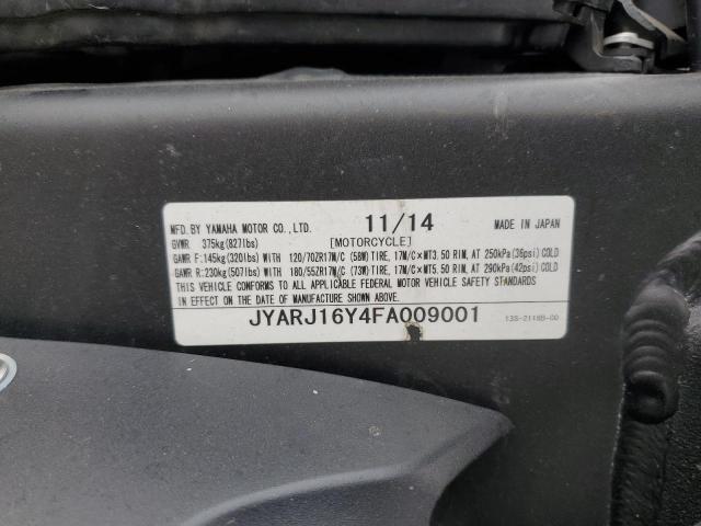 2015 YAMAHA YZFR6 C JYARJ16Y4FA009001