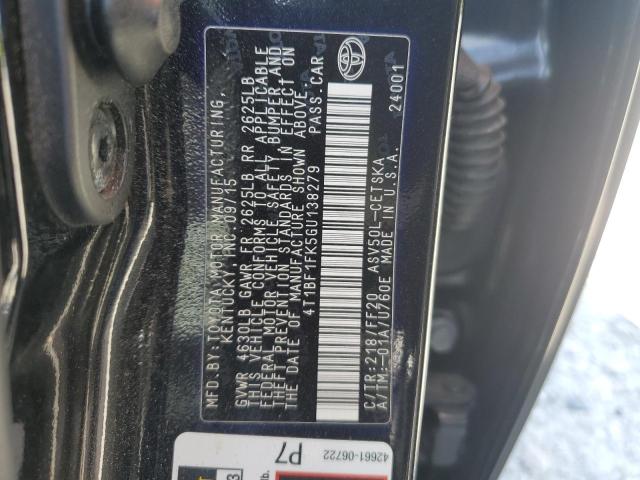 2016 TOYOTA CAMRY LE - 4T1BF1FK5GU138279