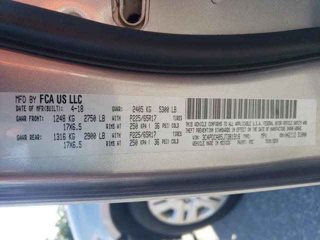 2018 DODGE JOURNEY SE - 3C4PDCAB5JT381918