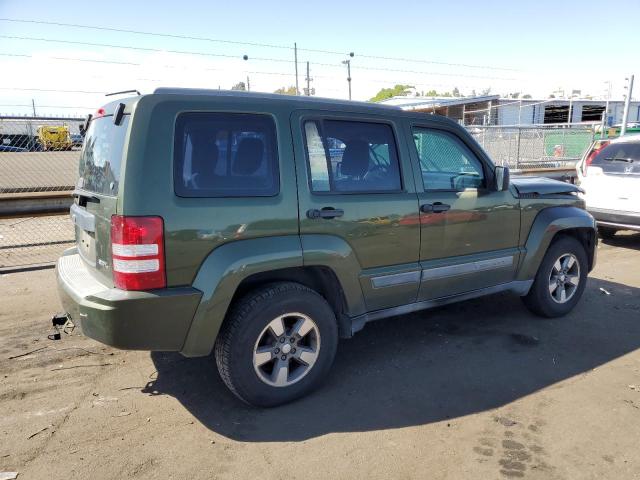 JEEP LIBERTY SP 2008 green 4dr spor gas 1J8GN28K18W271328 photo #4