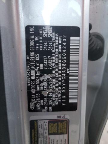 2016 KIA SORENTO LX - 5XYPG4A38GG042432