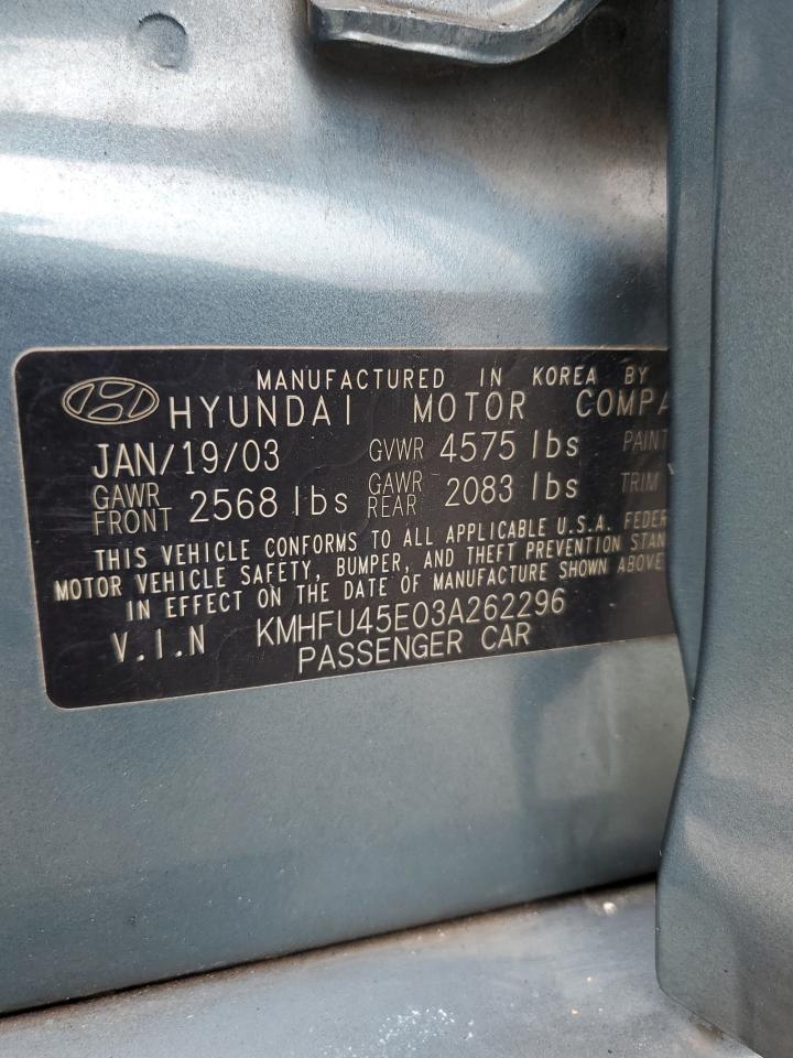 Lot #2935778833 2003 HYUNDAI XG 350