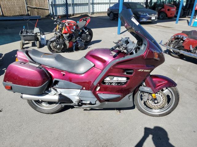 HONDA ST1100 A 2001 burgundy road/str gas JH2SC264X1M100002 photo #1