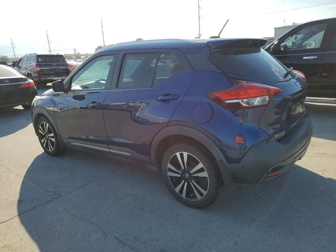 NISSAN KICKS S 2019 blue  gas 3N1CP5CUXKL558600 photo #3