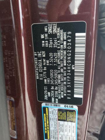 2022 KIA TELLURIDE - 5XYP34HC9NG203479