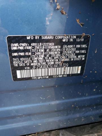 2020 SUBARU FORESTER - JF2SKADC5LH478709