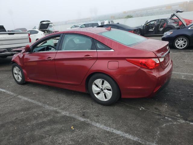 HYUNDAI SONATA GLS 2014 red  gas 5NPEB4AC7EH813703 photo #3