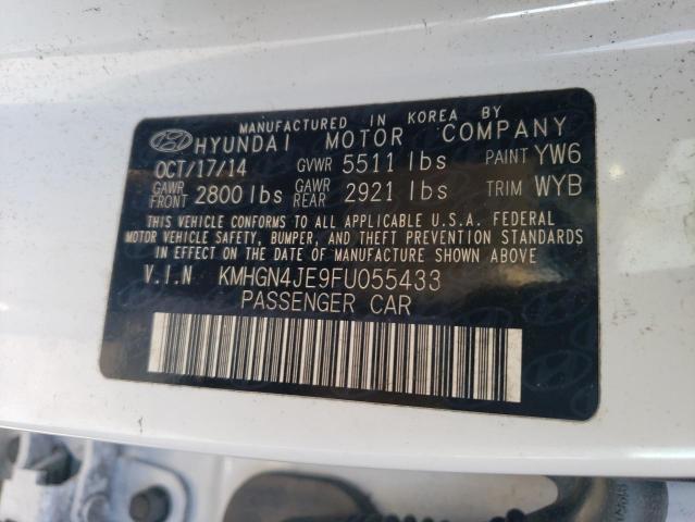 2015 HYUNDAI GENESIS 3. - KMHGN4JE9FU055433