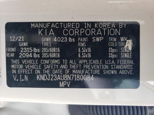 2022 KIA SOUL LX - KNDJ23AU8N7180084
