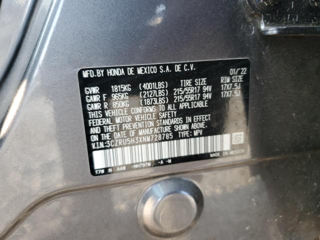 2022 HONDA HR-V LX - 3CZRU5H3XNM728785