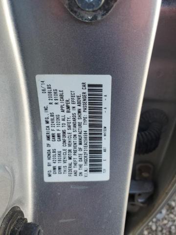 VIN 1HGCR2F31EA258594 2014 Honda Accord, LX no.12